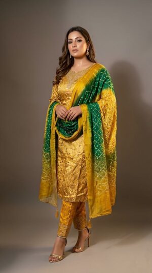 mustard-silk-suit-shaded-dupatta